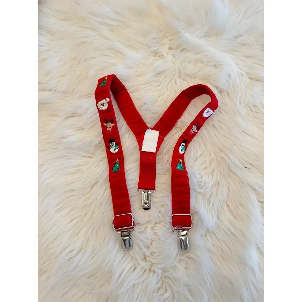 Christmas infant suspenders‎